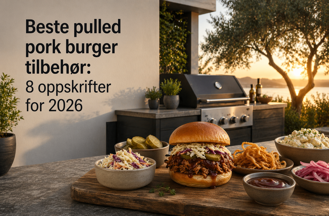 Beste pull pork burger tilbehør tilbehør