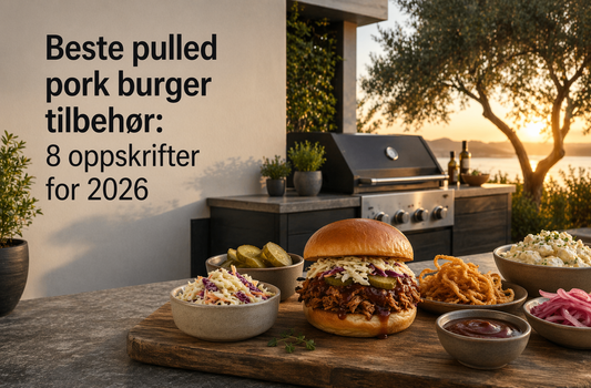 Beste pull pork burger tilbehør tilbehør