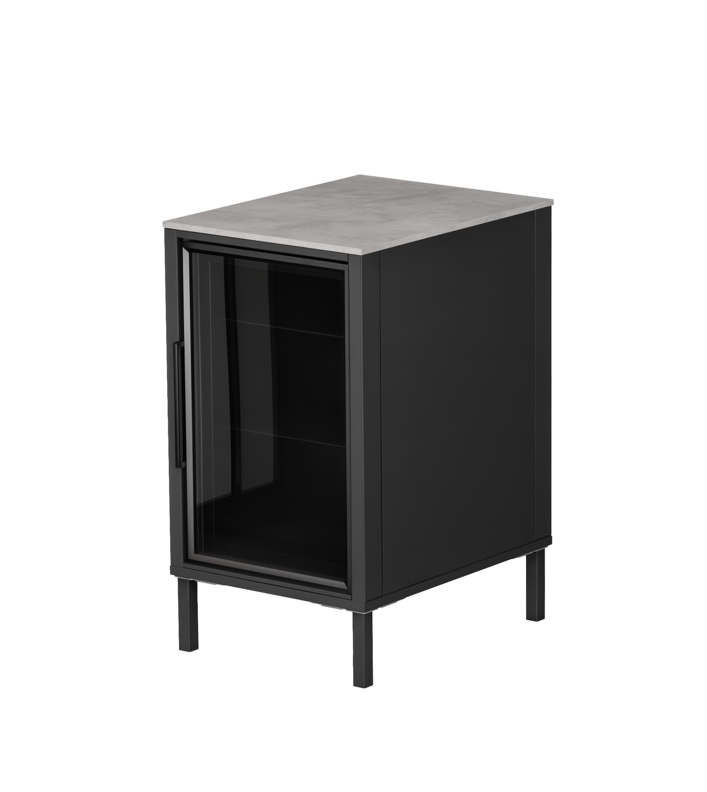 Q-boo Stone 50cm modul med Kjøleskap